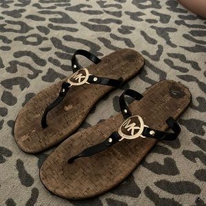 Womens Michael Kors flip flops